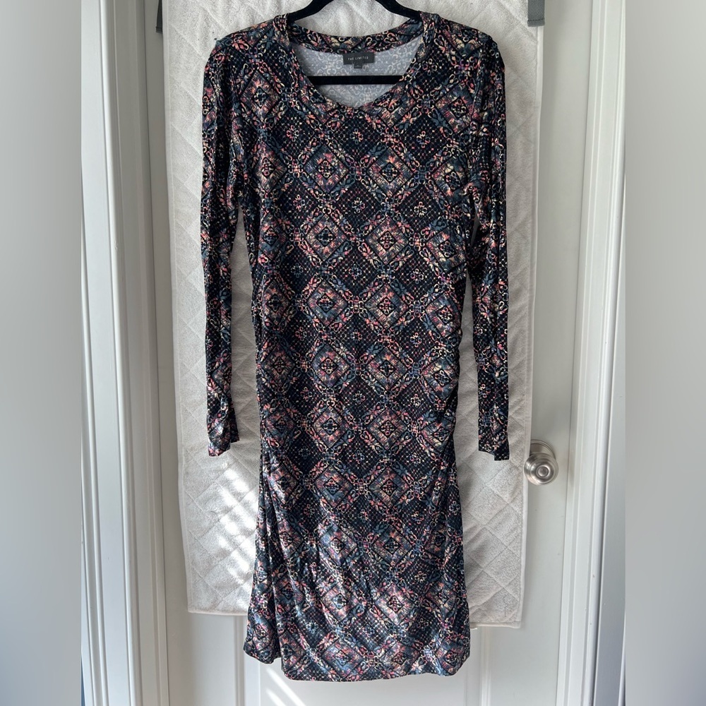 The Limited Stretch Print Midi Dress